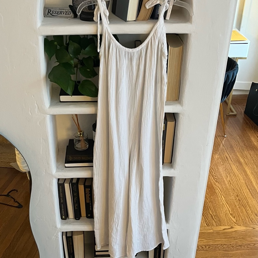 Aritzia Wilfred Free White Jumpsuit